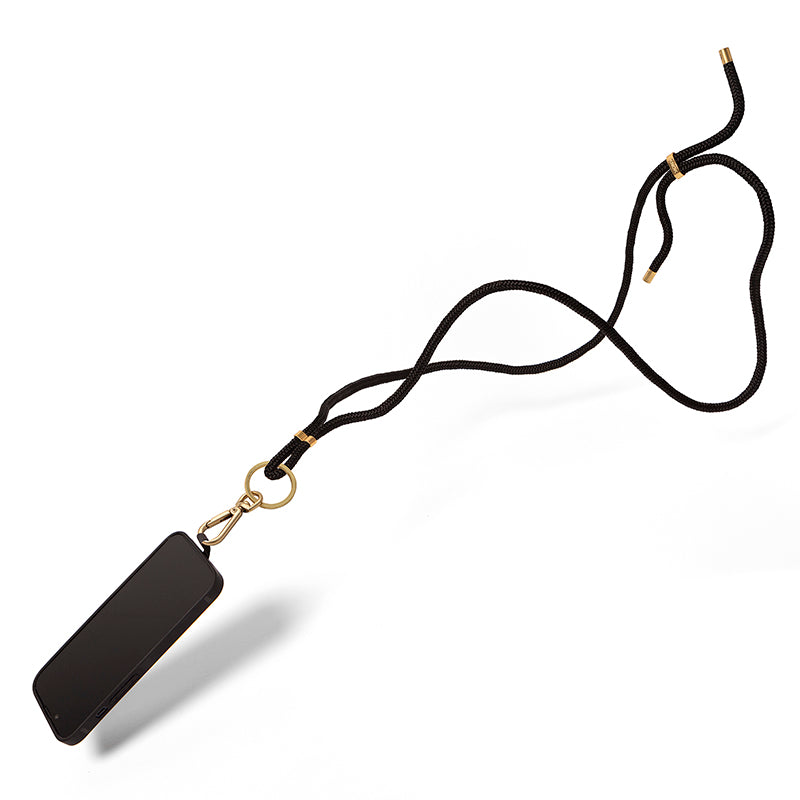 Universelles Telefon-Lanyard (Schwarz)