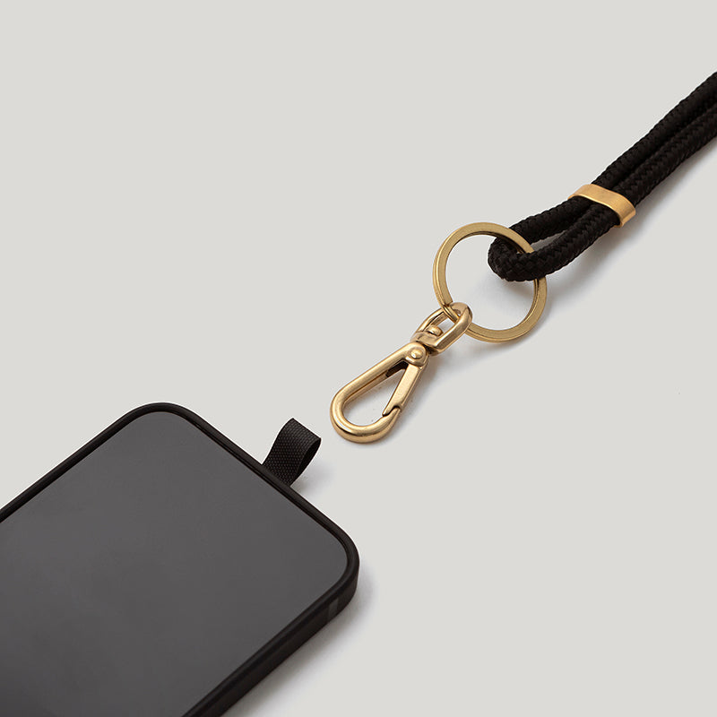 Universal Crossbody Phone Strap in Black | KNOK – knokstore.com