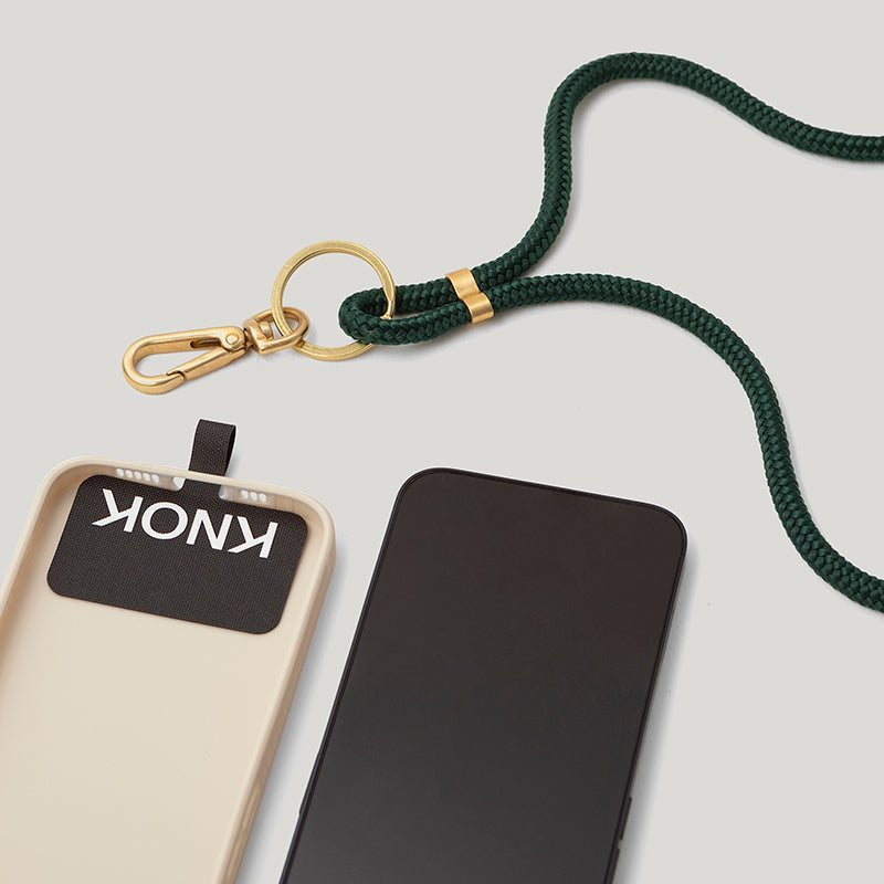 Universal Phone Necklace (Green Forest)